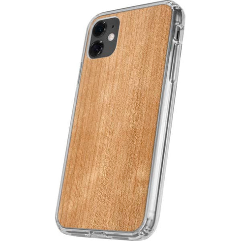 Natural Wood iPhone 11 Clear Case