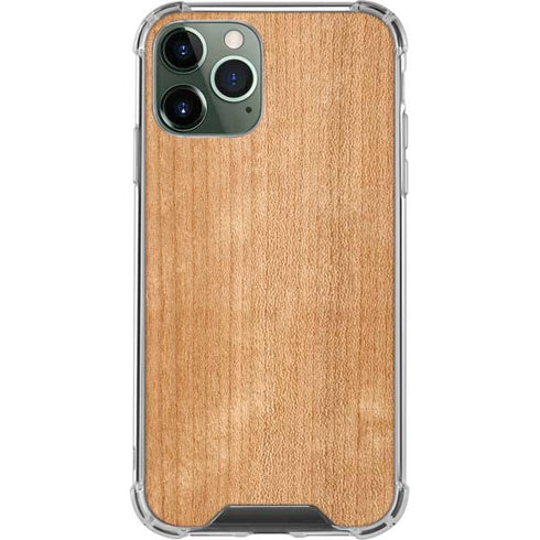 Natural Wood iPhone 11 Pro Max Clear Case