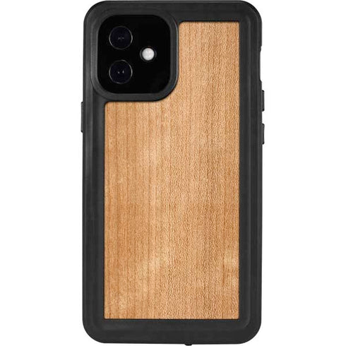 Natural Wood iPhone 12 Mini Waterproof Case