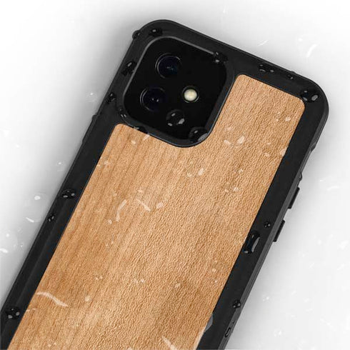 Natural Wood iPhone 12 Mini Waterproof Case
