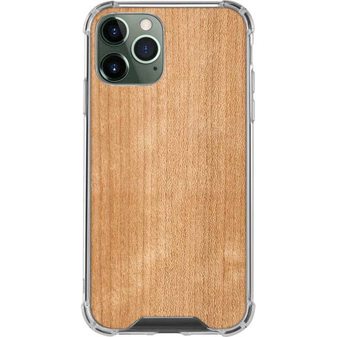 Natural Wood iPhone 12 Pro Max Clear Case