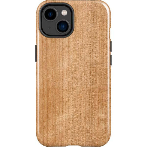 Natural Wood iPhone 14 Plus Impact Case