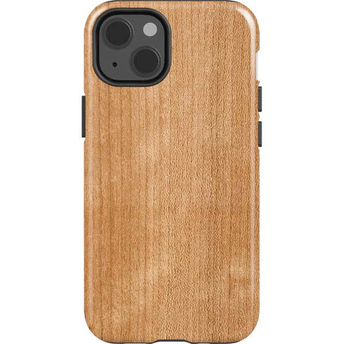 Natural Wood iPhone 15 Impact Case