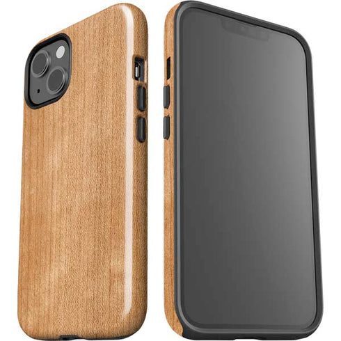 Natural Wood iPhone 15 Impact Case