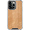 Natural Wood iPhone 14 Pro Clear Case