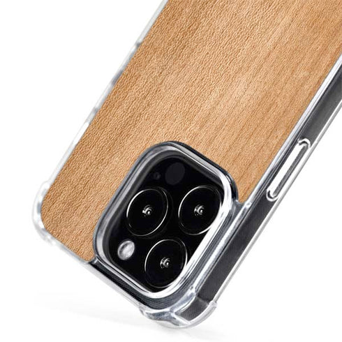 Natural Wood iPhone 15 Pro MagSafe Case