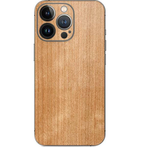 Natural Wood iPhone 15 Pro Skin