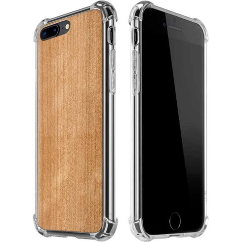 Natural Wood iPhone 7/8 Plus Clear Case
