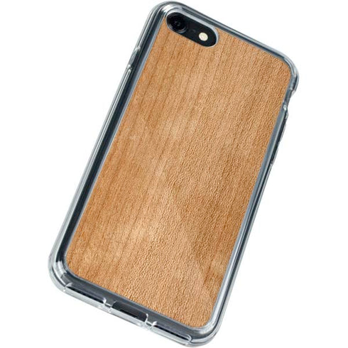 Natural Wood iPhone SE (2nd & 3rd Gen) Clear Case
