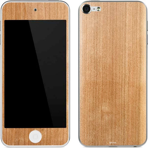 Natural Wood Apple iPod Skin