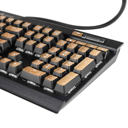 Natural Wood K95 RGB PLATINUM Mechanical Gaming Keyboard Skin