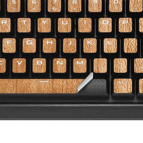 Natural Wood K95 RGB PLATINUM Mechanical Gaming Keyboard Skin