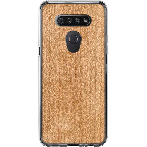 Natural Wood LG K51/Q51 Clear Case