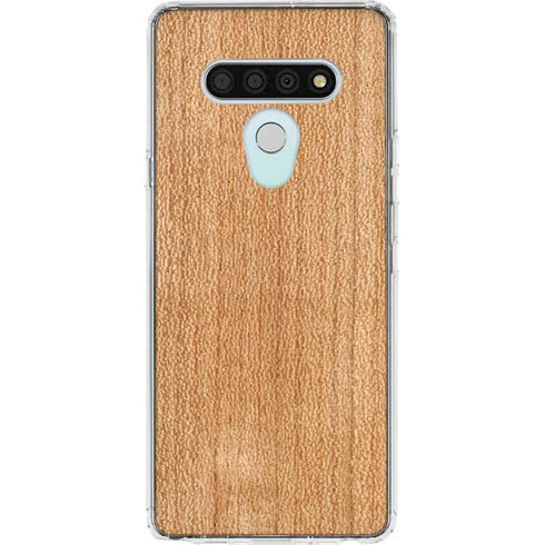 Natural Wood LG Stylo 6 Clear Case