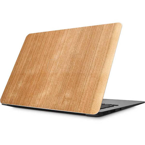Natural Wood Apple MacBook Skin