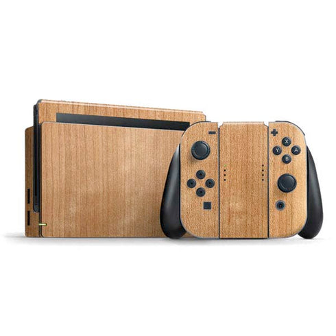 Natural Wood Nintendo Switch Bundle Skin