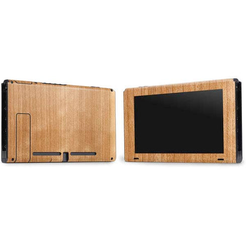 Natural Wood Nintendo Switch Bundle Skin
