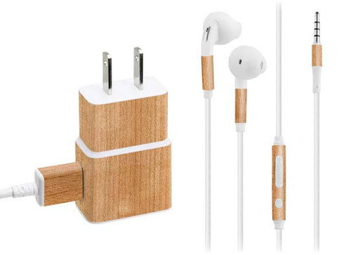 Natural Wood Phone Charger Skin
