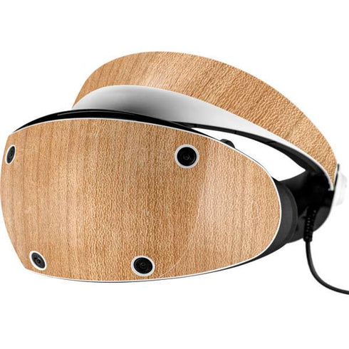 Natural Wood PlayStation VR2 Skin