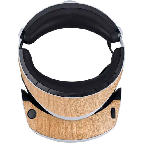Natural Wood PlayStation VR2 Skin