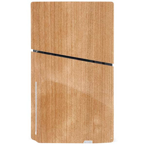 Natural Wood PS5 Slim Disk Bundle Skin