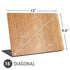 Natural Wood Universal Laptop 16in (13 x 9.4in) Skin