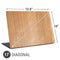 Natural Wood Universal Laptop 17in (13.8 x 10in) Skin