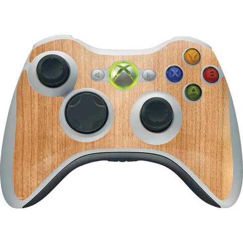 Natural Wood Xbox 360 Wireless Controller Skin