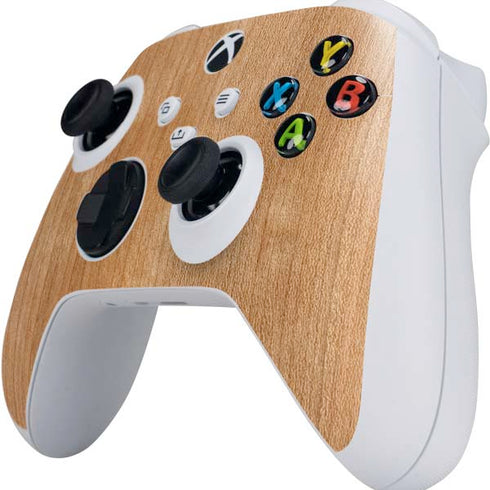 Natural Wood Xbox Series S Controller Skin