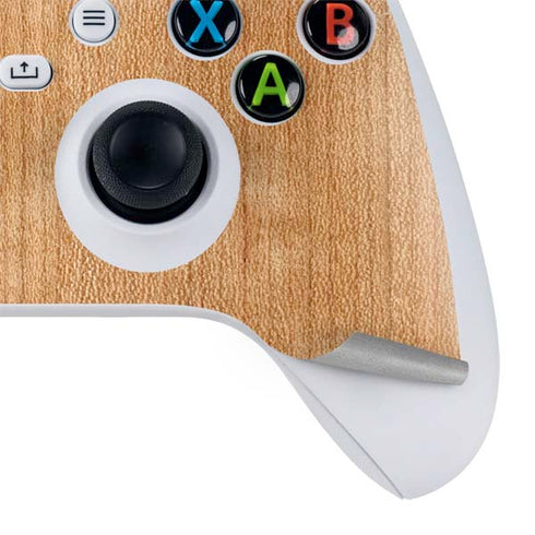 Natural Wood Xbox Series S Controller Skin