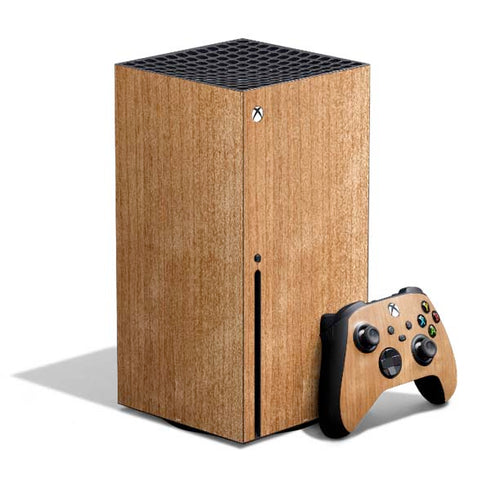 Natural Wood Xbox Series X Bundle Skin