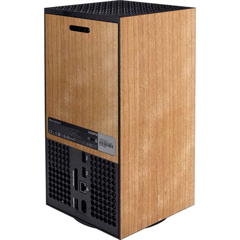 Natural Wood Xbox Series X Bundle Skin