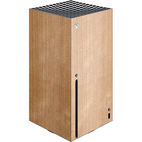 Natural Wood Xbox Series X Console Skin