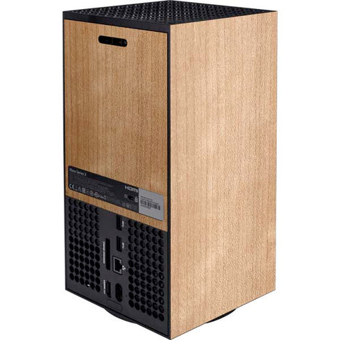 Natural Wood Xbox Series X Console Skin