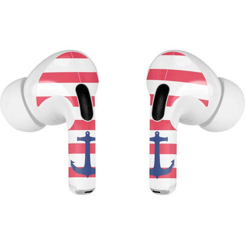 Nautical Stripes AirPods Pro 2nd Gen Skin