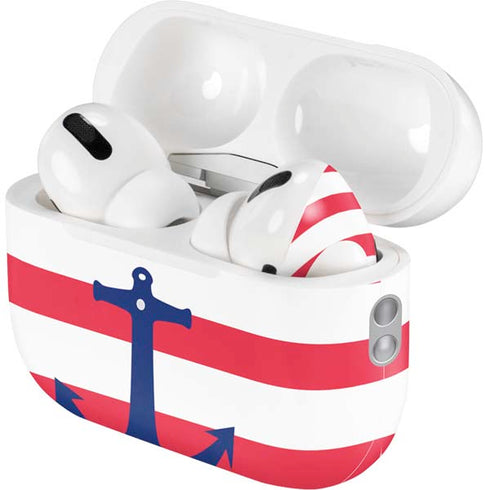 Nautical Stripes AirPods Pro 2nd Gen Skin