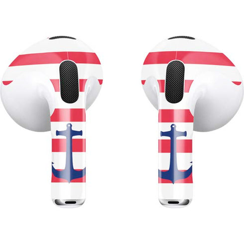 Nautical Stripes Apple AirPods (3rd Gen 2021) Skin