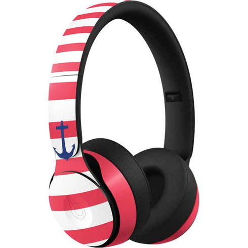 Nautical Stripes Beats Solo Pro Skin