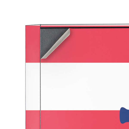 Nautical Stripes Corsair 4000D Tempered Glass Mid-Tower ATX Case Skin