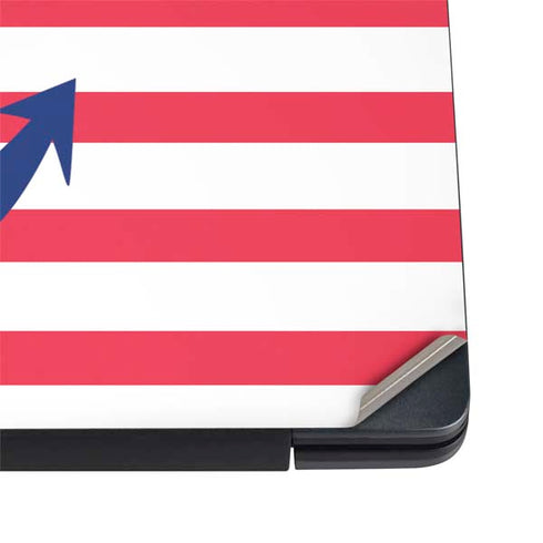 Nautical Stripes Dell Vostro Skin