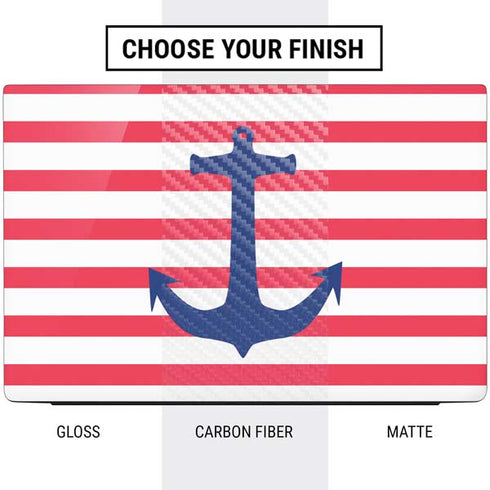 Nautical Stripes Dell Vostro Skin