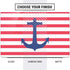 Nautical Stripes Dell Vostro Skin