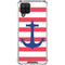 Nautical Stripes Galaxy A12 Clear Case