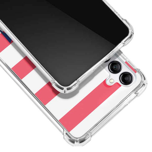 Nautical Stripes Galaxy A14 5G Clear Case