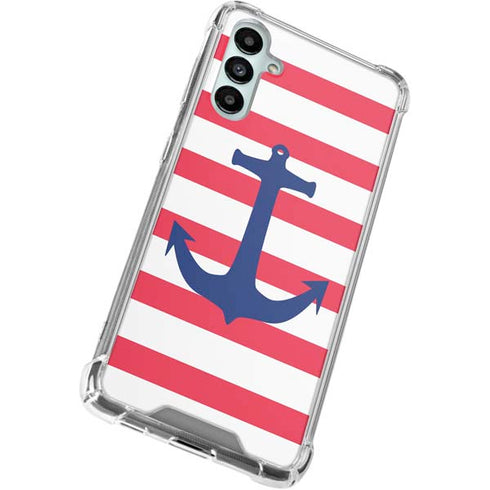 Nautical Stripes Galaxy A15 5G Clear Case