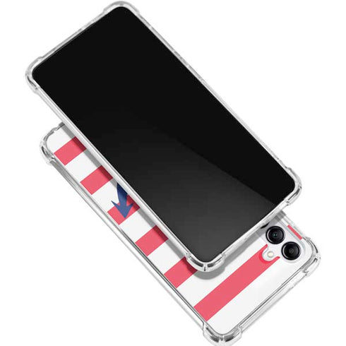 Nautical Stripes Galaxy A15 5G Clear Case