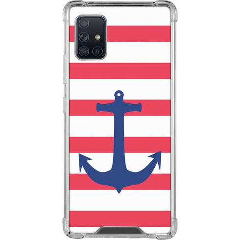 Nautical Stripes Galaxy A51 5G Clear Case