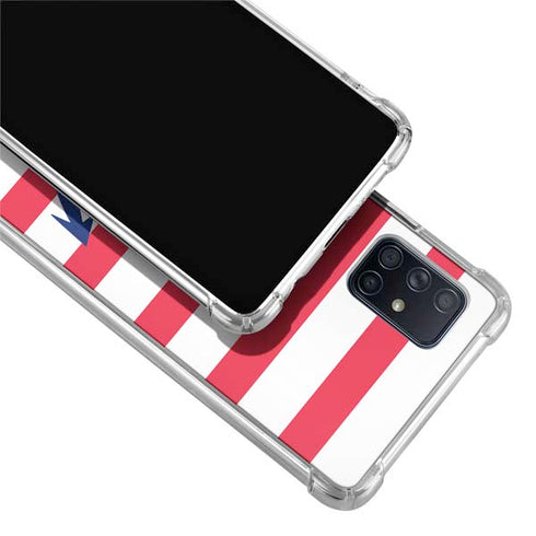 Nautical Stripes Galaxy A51 5G Clear Case