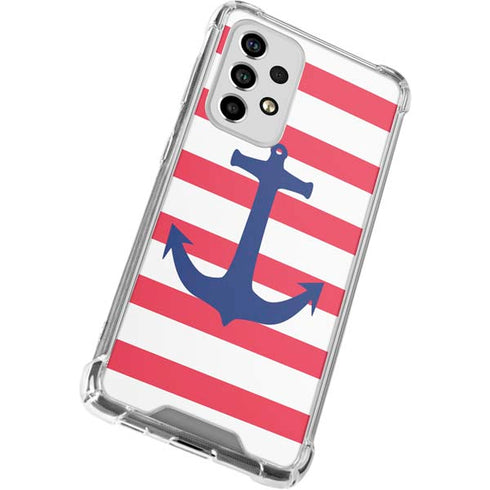 Nautical Stripes Galaxy A53 5G Clear Case