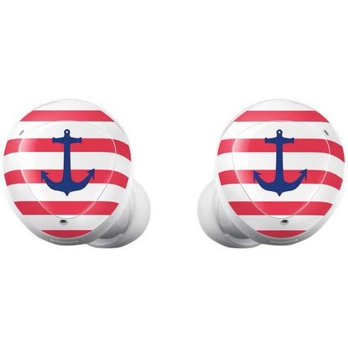 Nautical Stripes Galaxy Buds Plus Skin